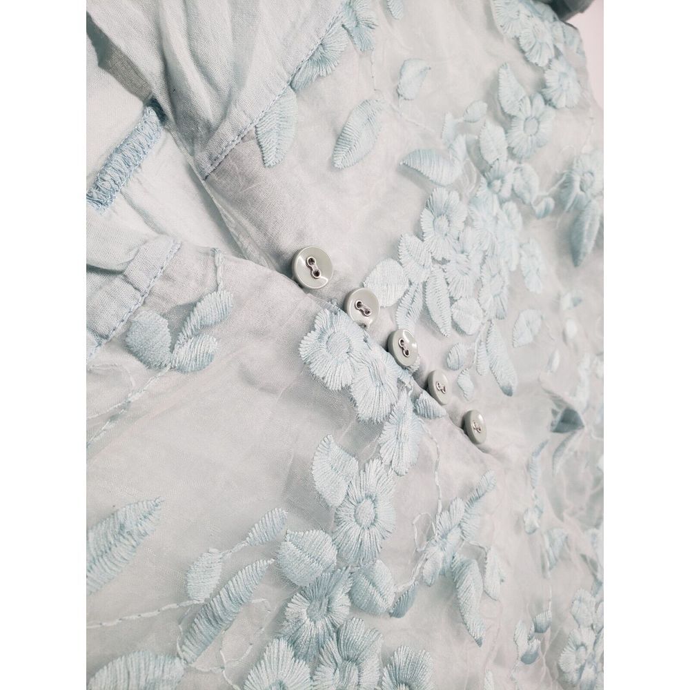 Gracila Delicate Embroidered Lace Mesh Cottagecore Floral European‎ Sty Size 4XL - Picture 4 of 8